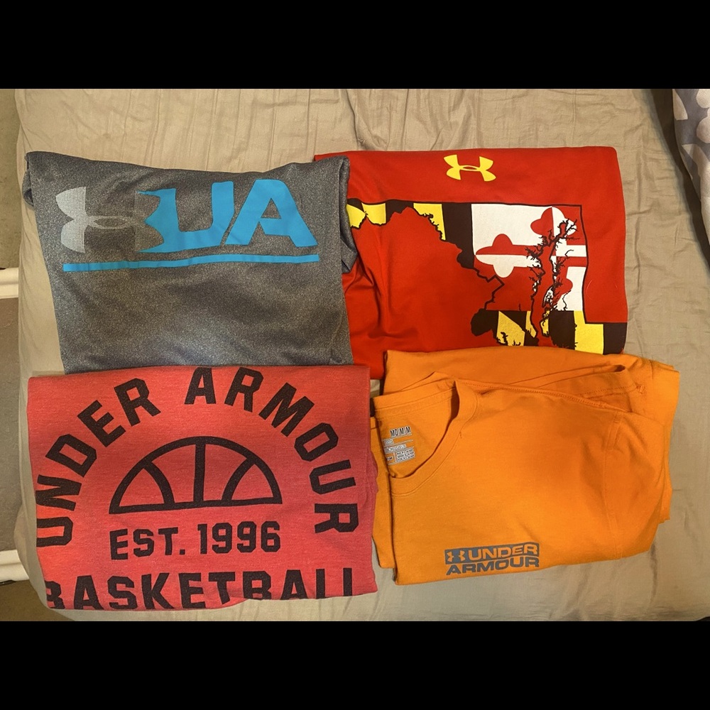 Lot of 4 Under Armour Men’s Shirts